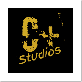 C+ Studios Black and Gold Attack Posters and Art